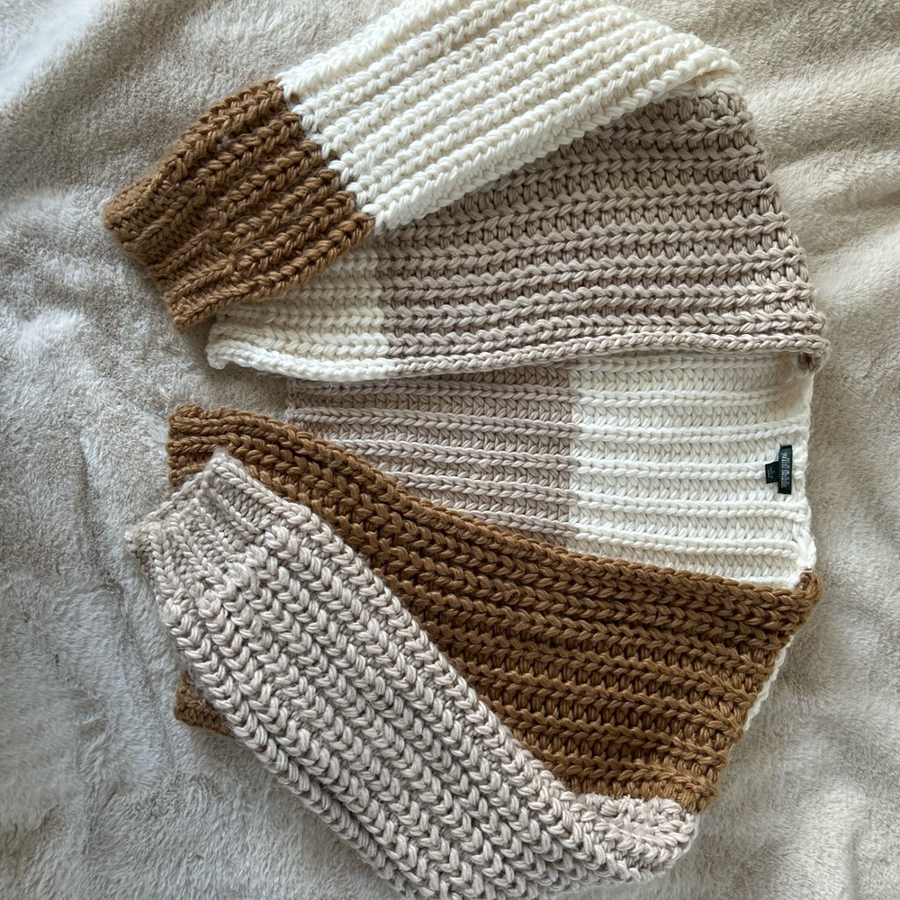 wild fable Chunky Knit Cardigan - Cream